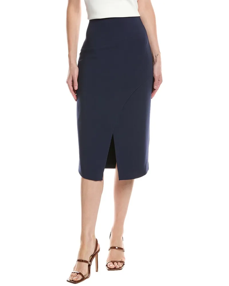 Black Halo Juma Pencil Skirt Blue