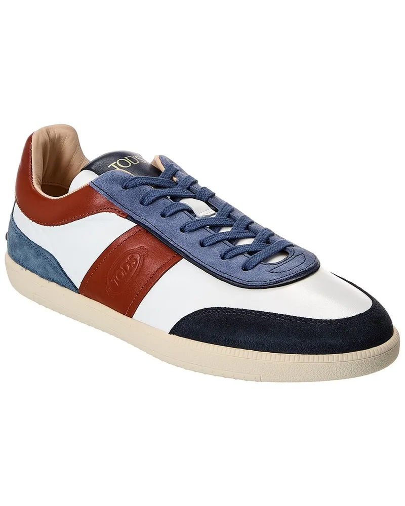 TOD'S TOD’s Leather & Suede Sneaker Blue