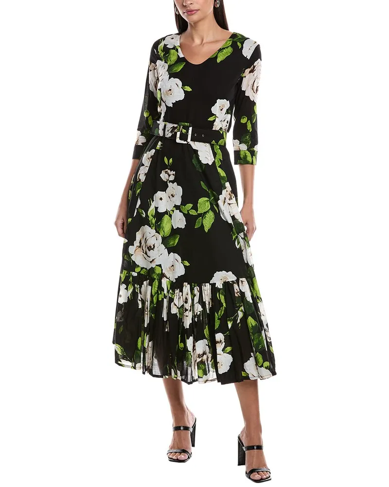 Samantha Sung Amanda Midi Dress Green