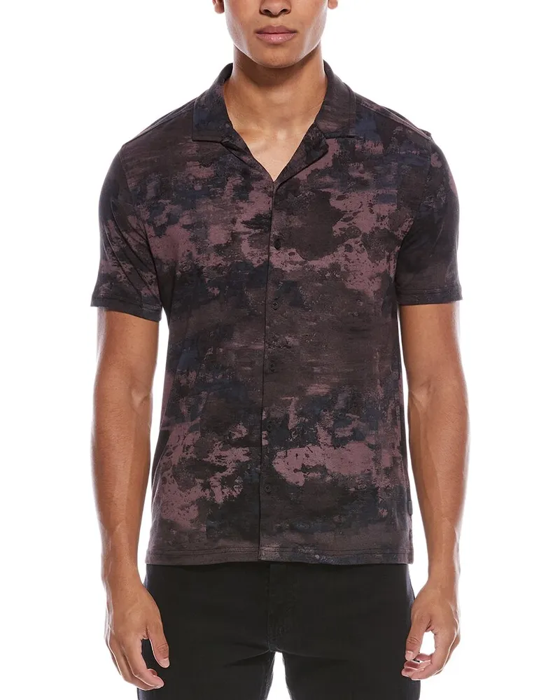 John Varvatos Jacques Camp Shirt Pink