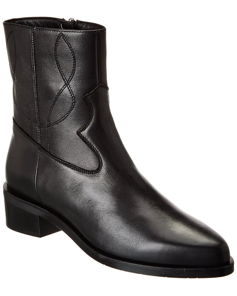 Aquatalia Gaetanna Weatherproof Leather Boot Black