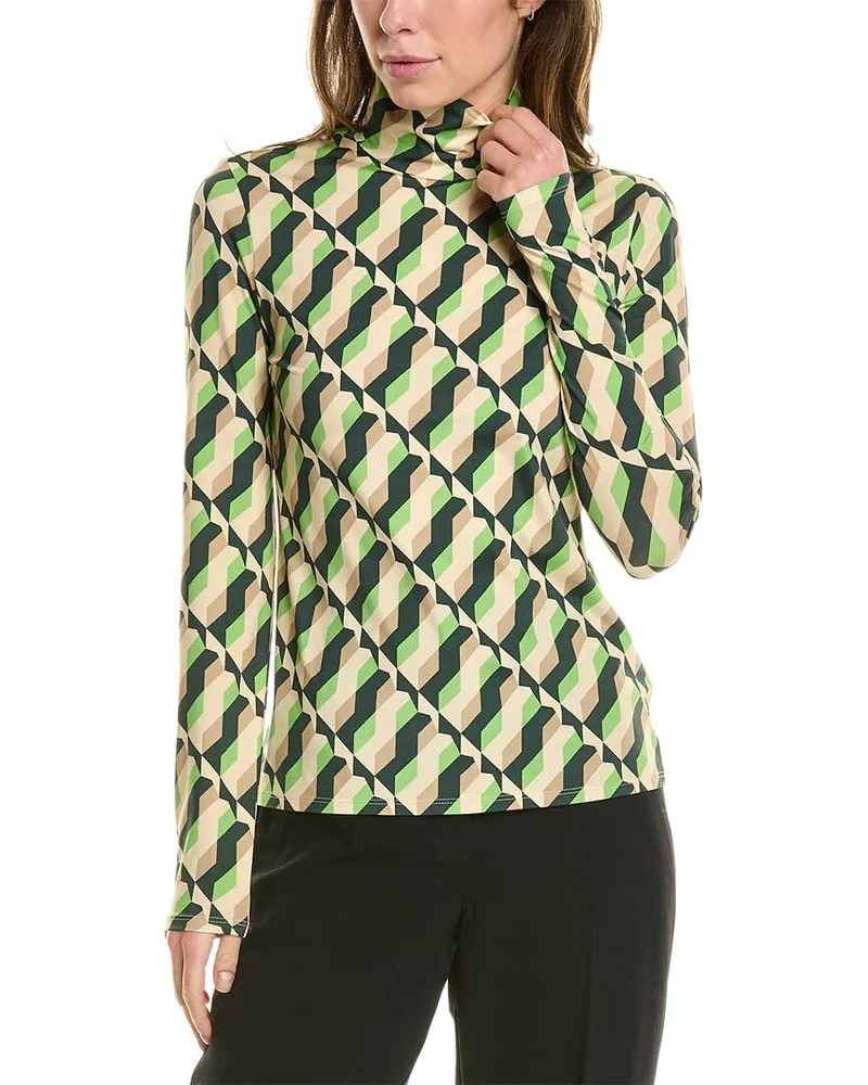 ST. JOHN Diagonal Geo Top Black