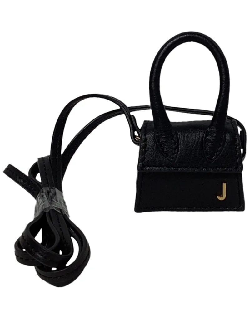 Jacquemus Black Leather Le Petit Chiquito Bag (Authentic Pre-Loved Nocolor
