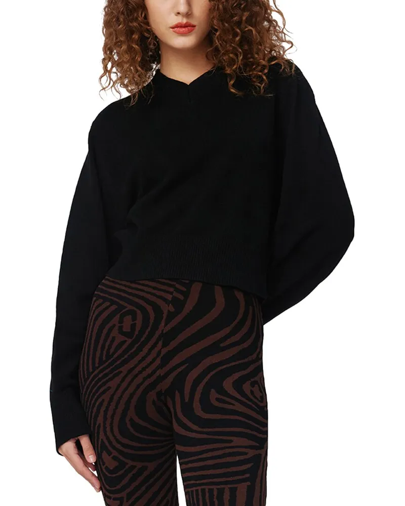 Diane von Furstenberg Oscar Wool & Cashmere-Blend Sweater Nocolor