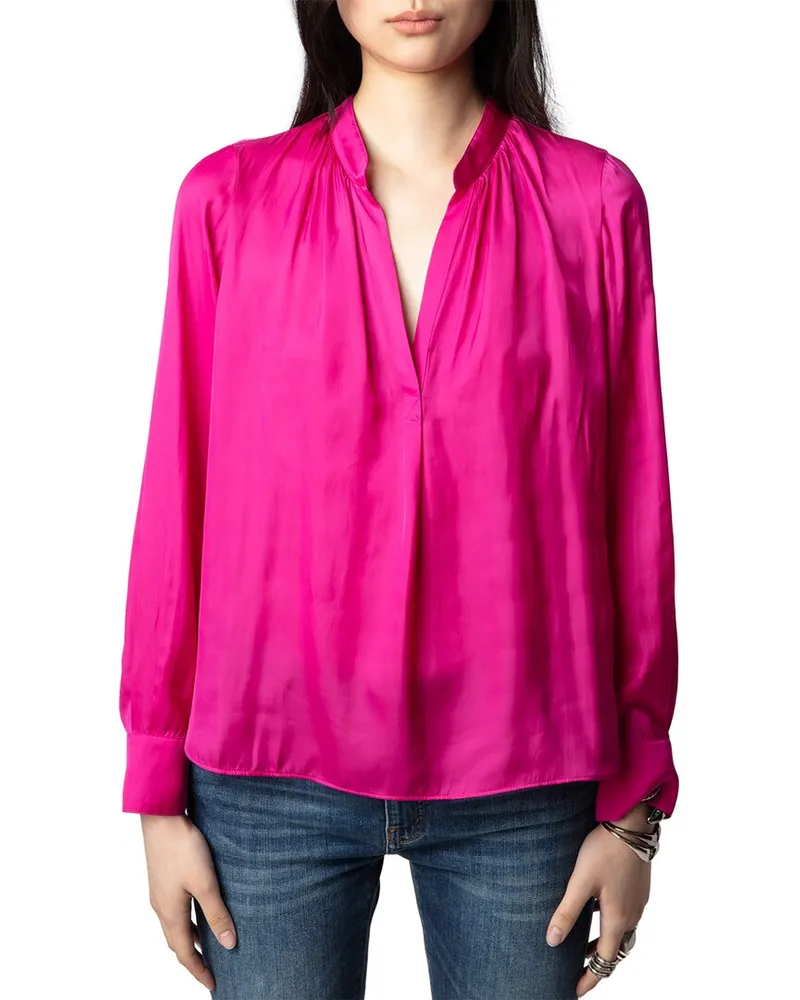 Zadig & Voltaire Tink Satin Shirt Nocolor