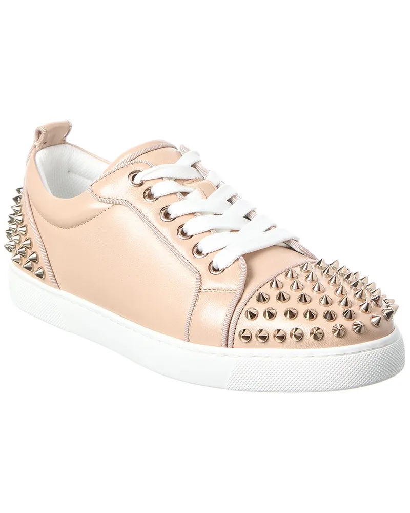 Christian Louboutin Louis Junior Leather Sneaker Pink