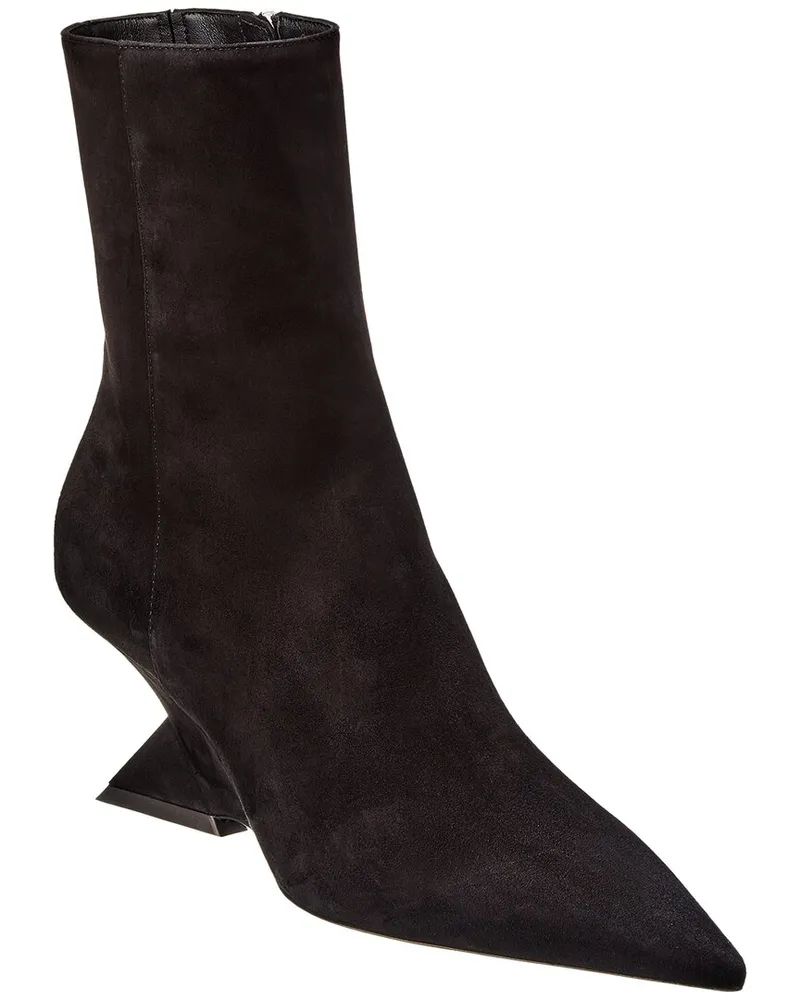 ATTICO Cheope Suede Bootie Black