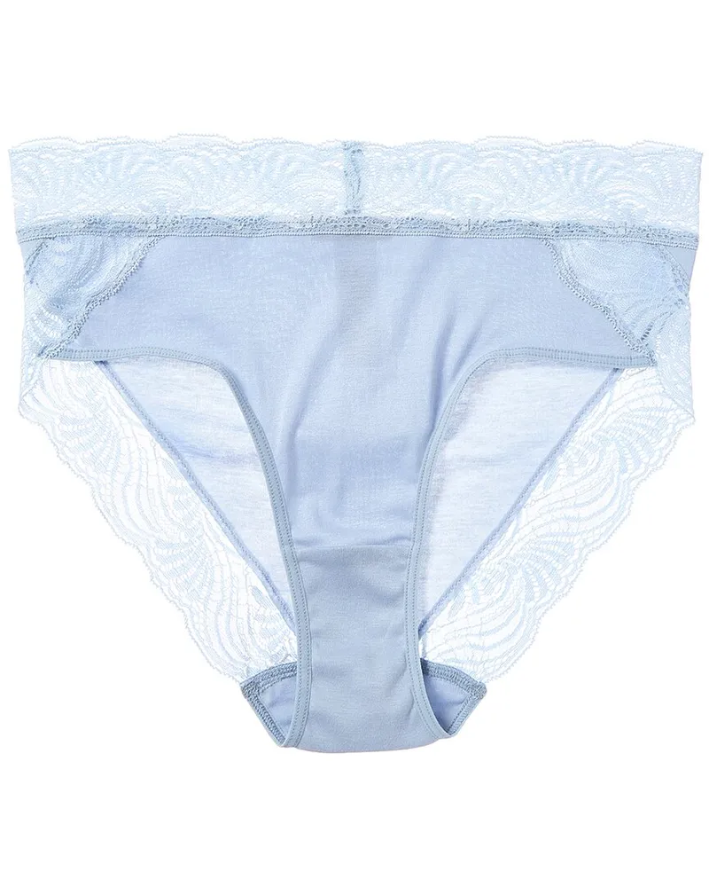 Hanro Delight Hi-Cut Brief Blue