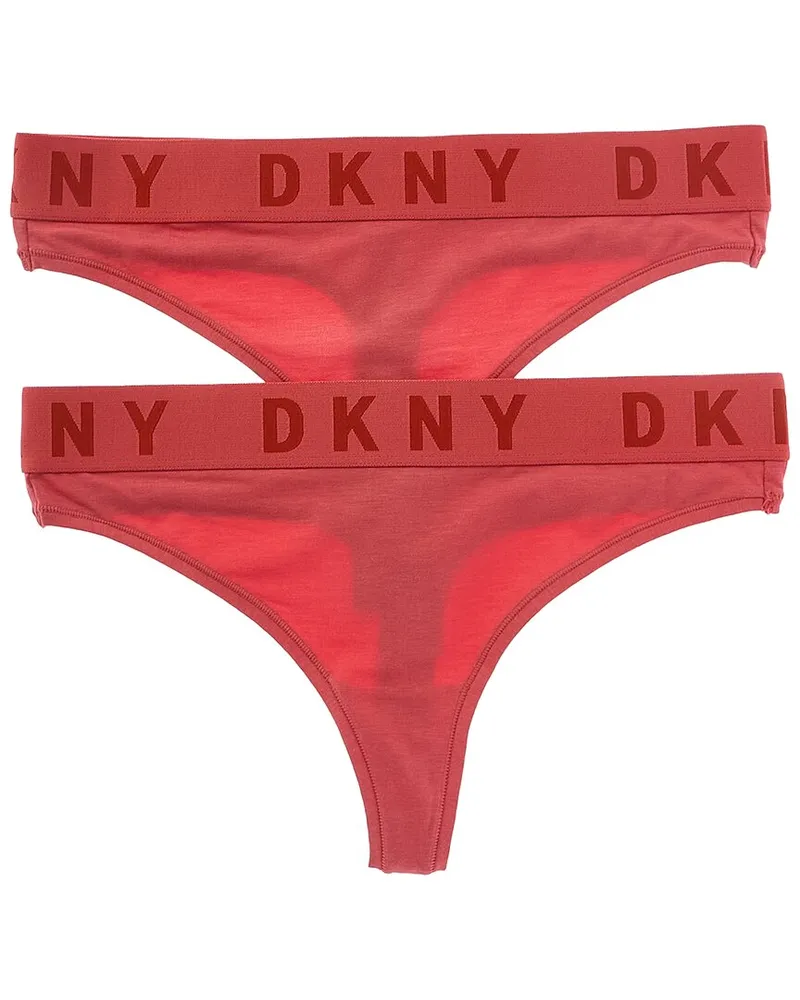 DKNY 2pk Boyfriend Thong Orange