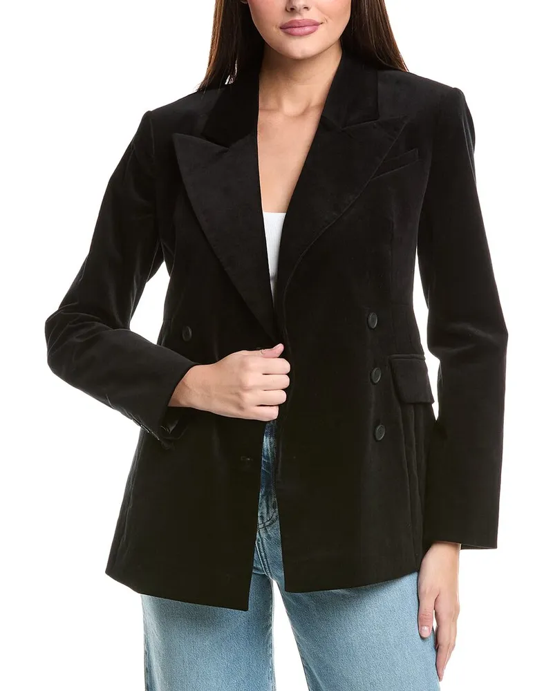 AllSaints Sevenh Corduroy Blazer Black