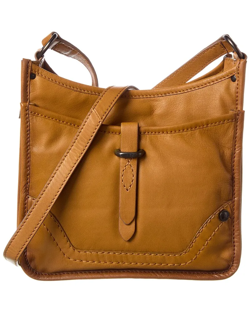 Frye Campus Leather Crossbody Orange