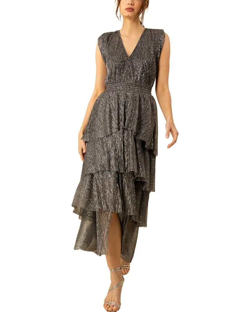 Hale Bob Adelina Sleeveless Maxi Dress Nocolor