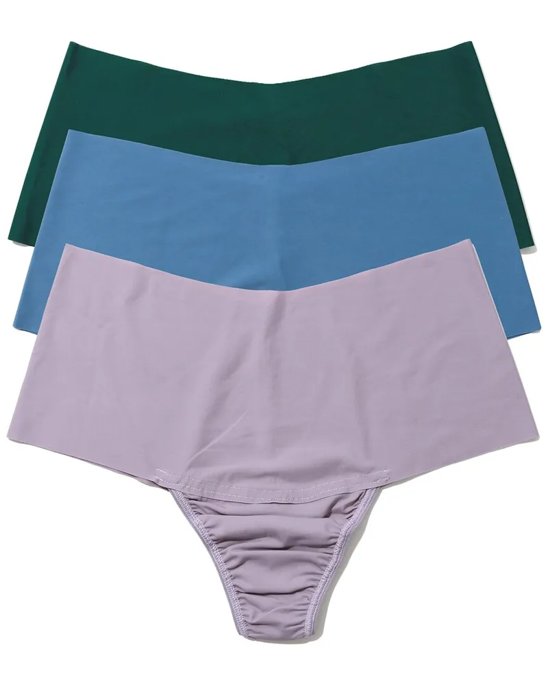 Hanky Panky Set of 3 Breathe High-Rise Thong Nocolor