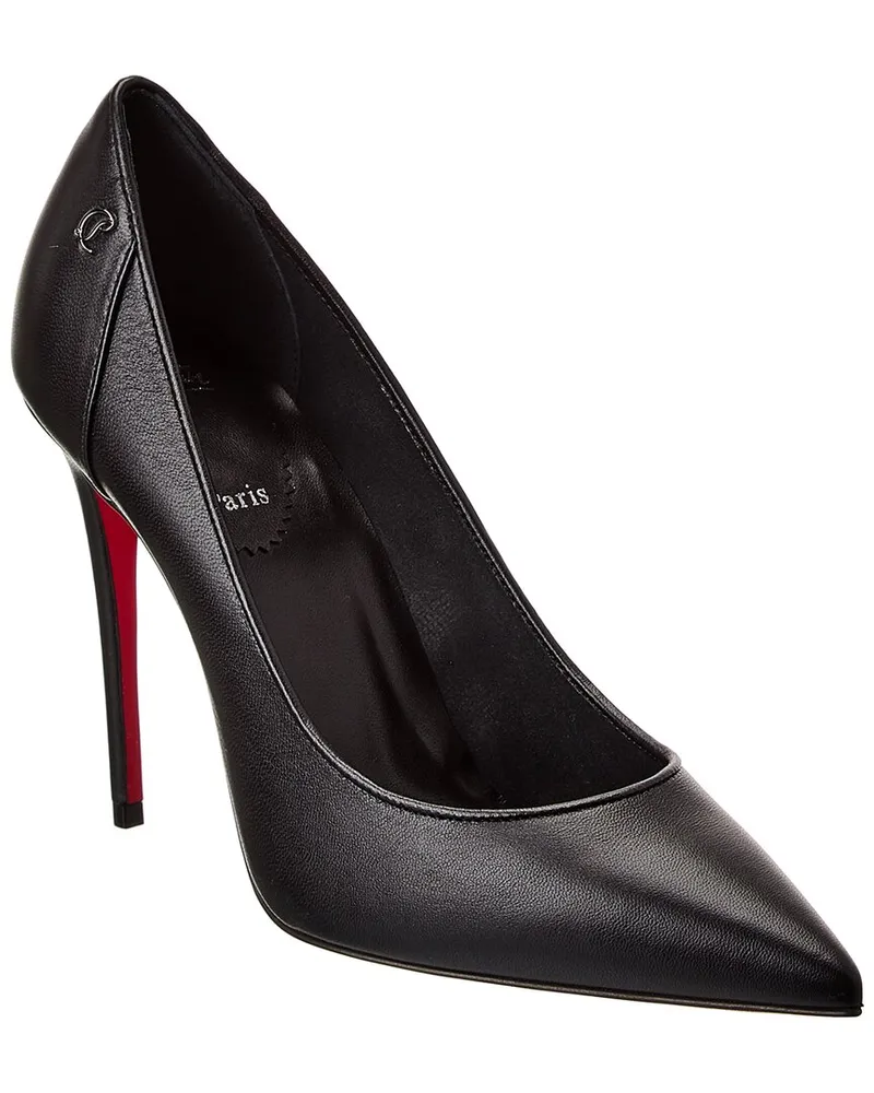 Christian Louboutin Sporty Kate 100 Leather Pump Black