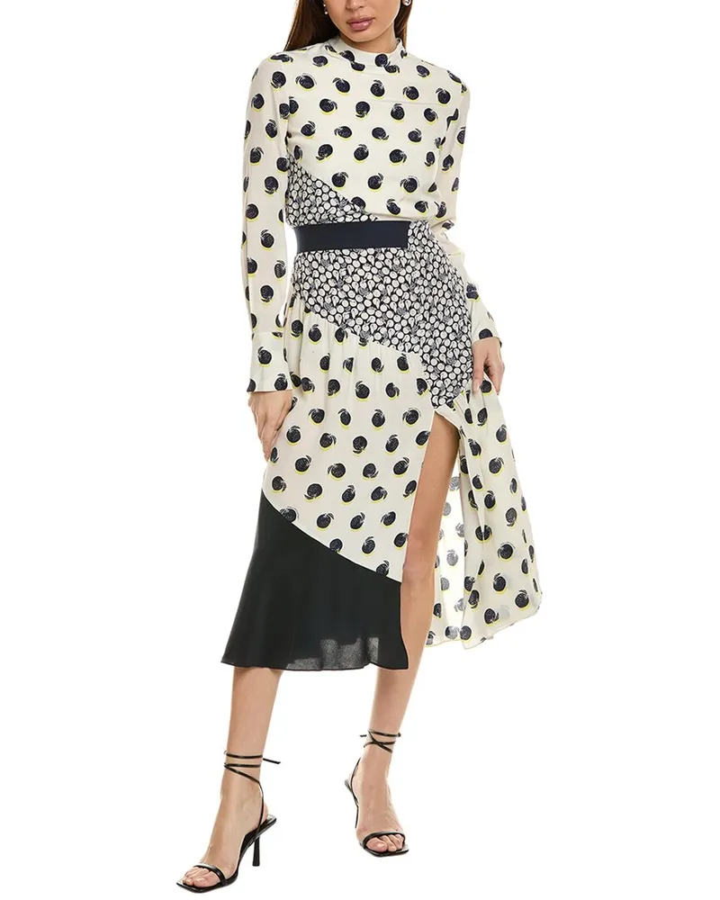 Stella McCartney Amora Silk Maxi Dress White