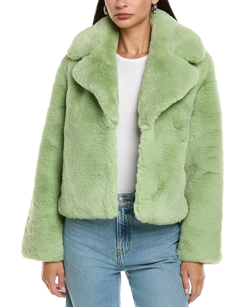APPARIS Miller Short Coat Green
