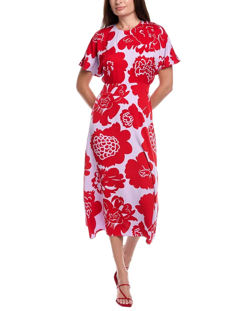 Marimekko Helea Pioni Maxi Dress Purple