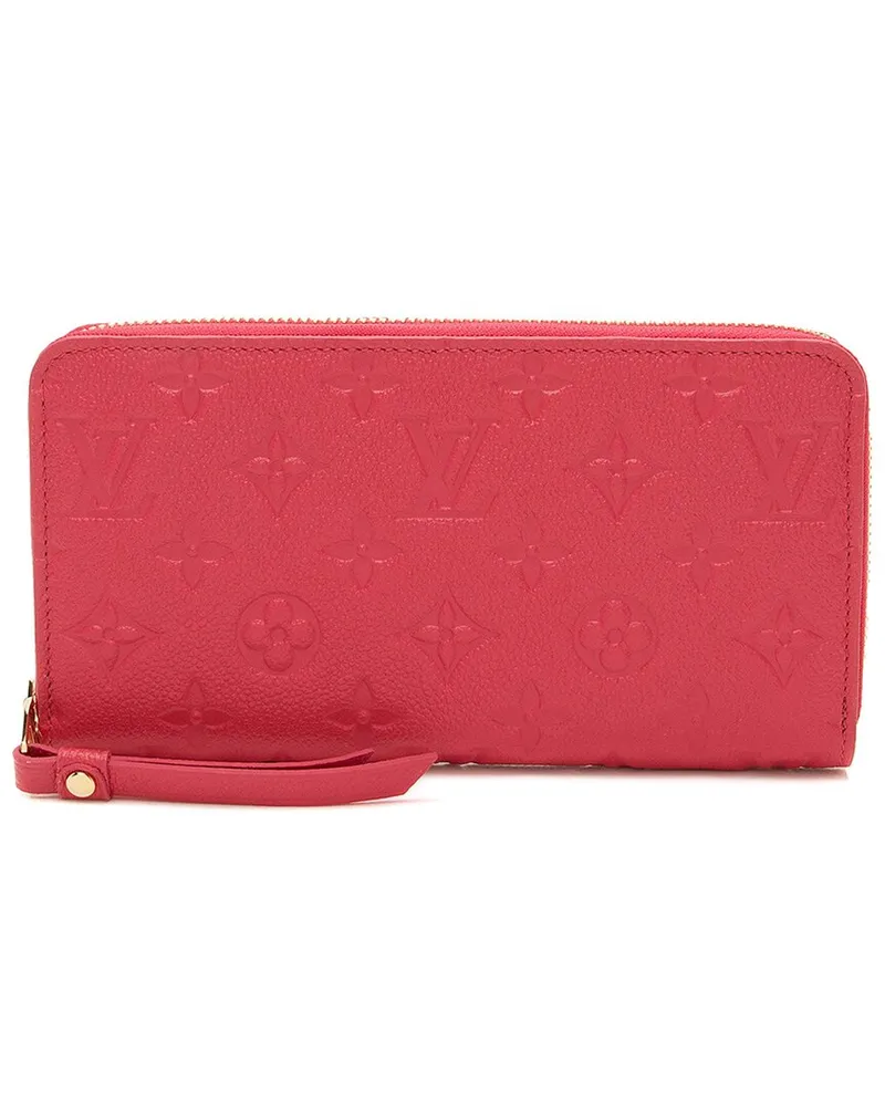 Louis Vuitton Pink Monogram Empreinte Zippy Wallet (Authentic Pre-Loved Nocolor