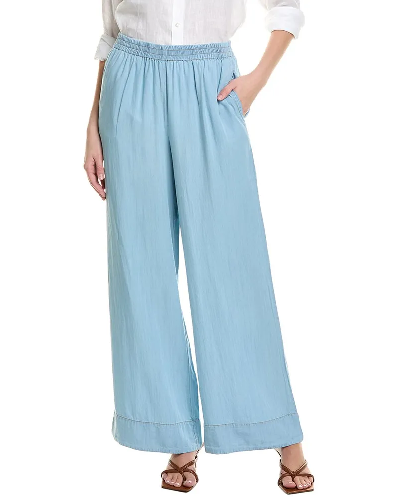 1.STATE Wide Leg Casual Pant Blue
