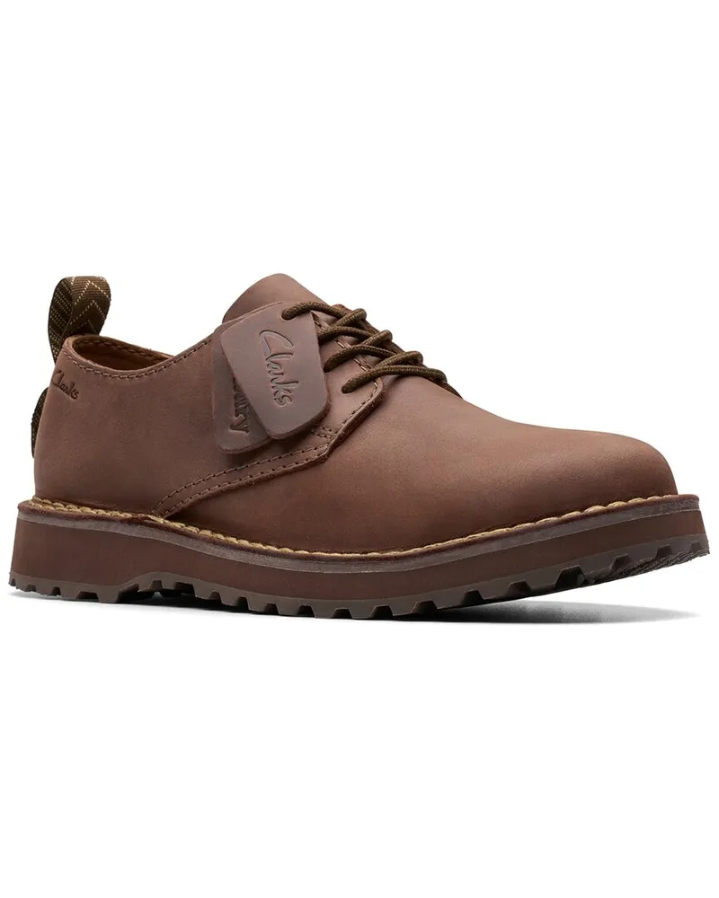 Clarks Solsbury Lace Leather Oxford Brown