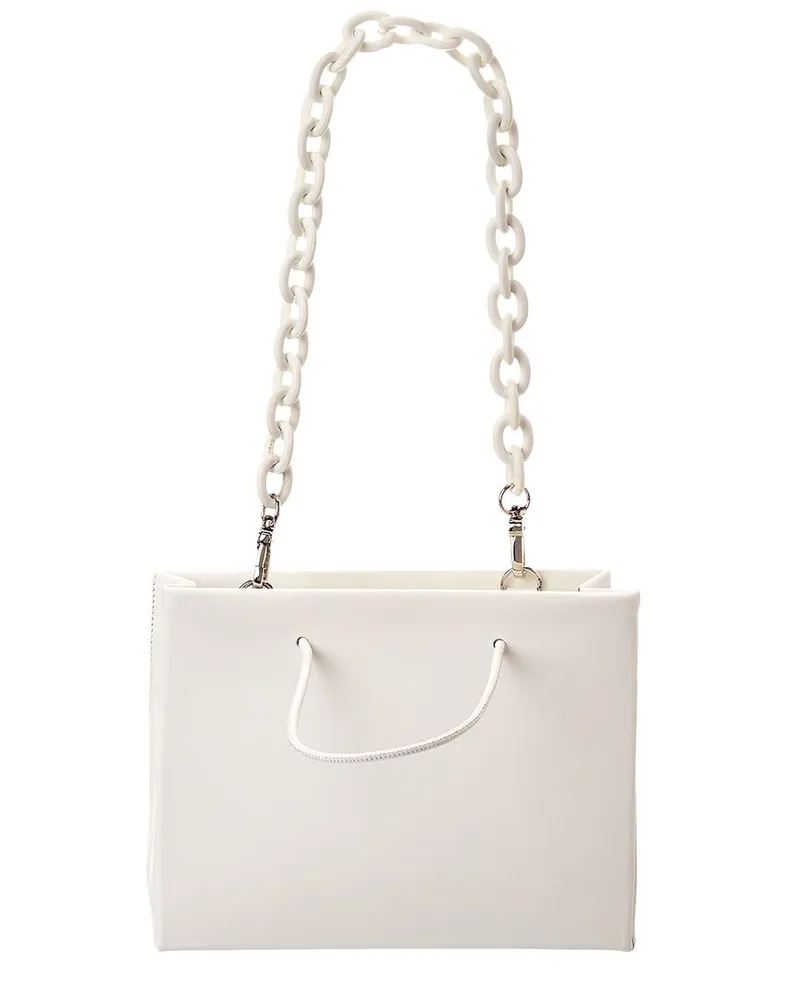 MEDEA Leather Tote White