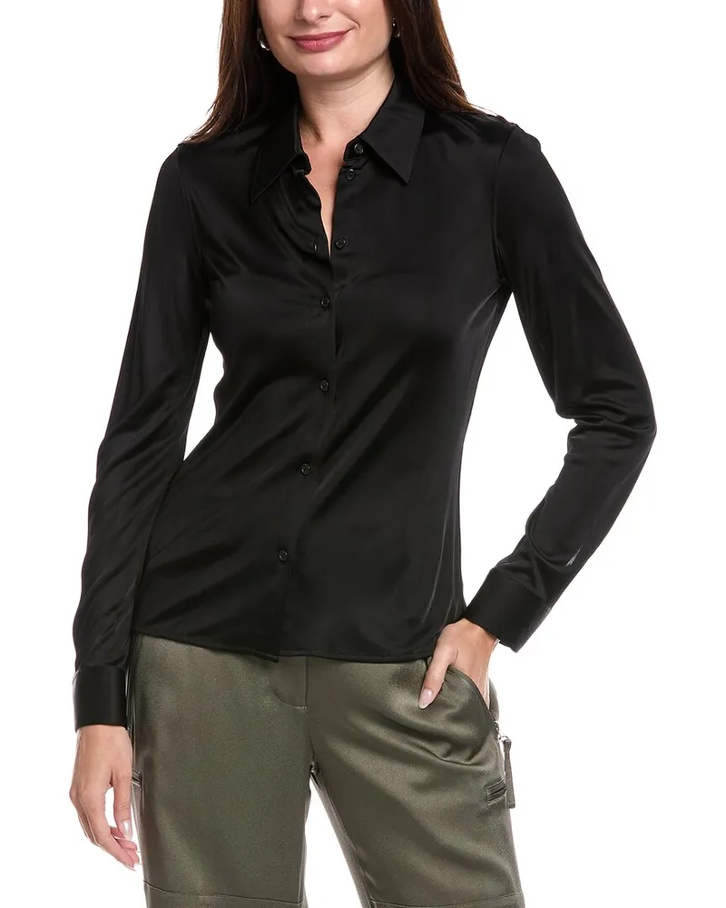 Helmut Lang Fluid Slim Shirt Black