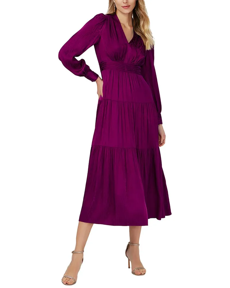 Diane von Furstenberg Gil Maxi Dress Purple