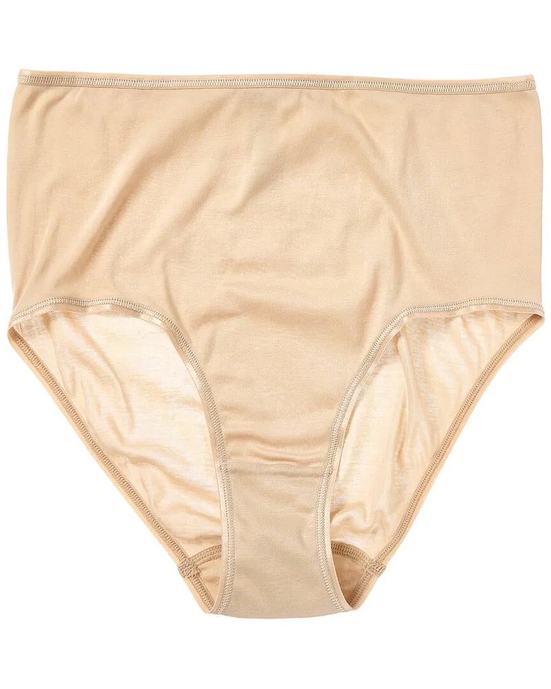 Hanro Seamless Full Brief Brown