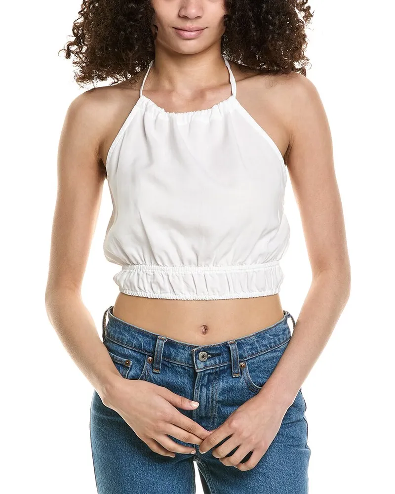 Bella Dahl Clinch Waist Halter Top Nocolor