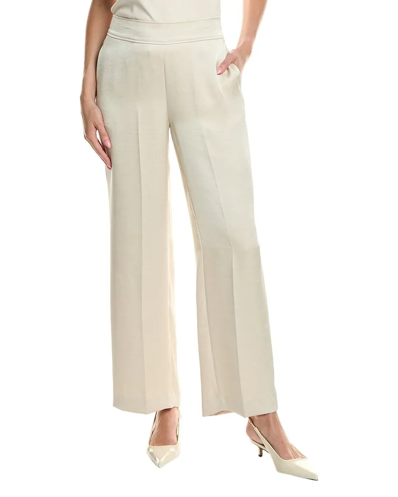 Anne Klein High-Rise Pant White
