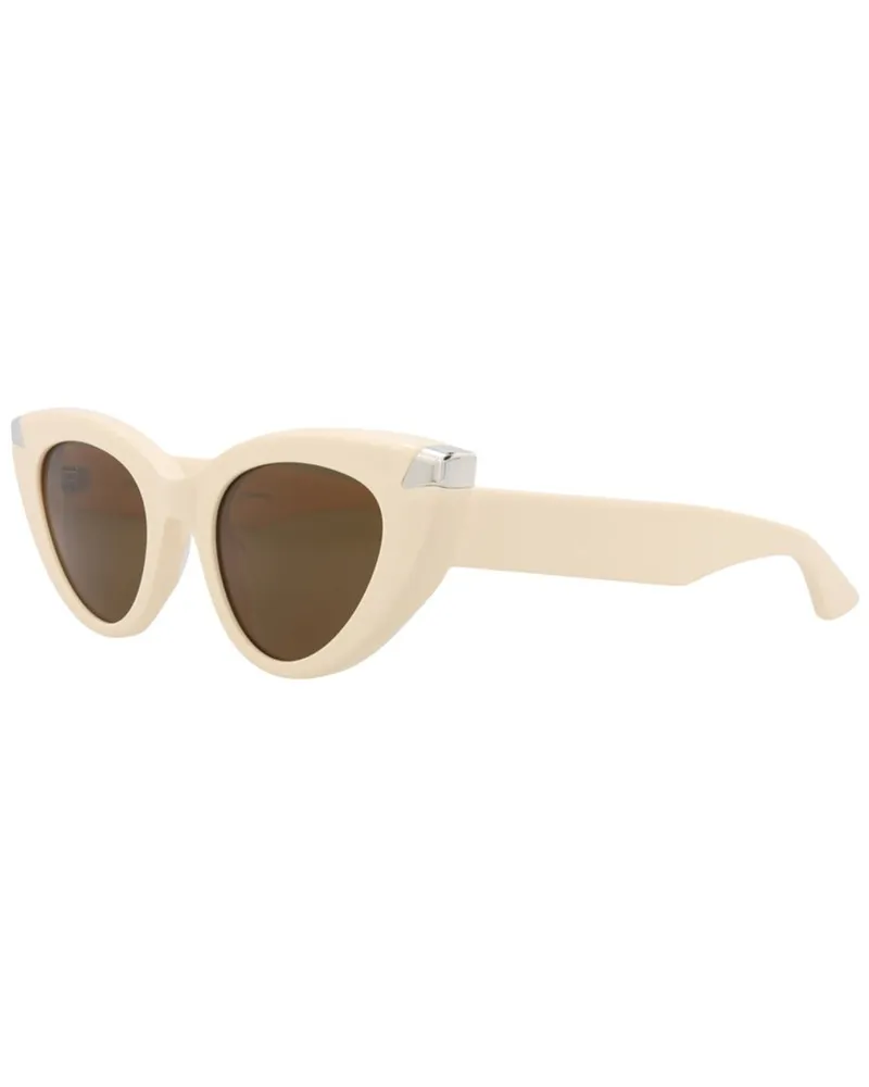 Alexander McQueen Women's AM0442S 50mm Sunglasses White