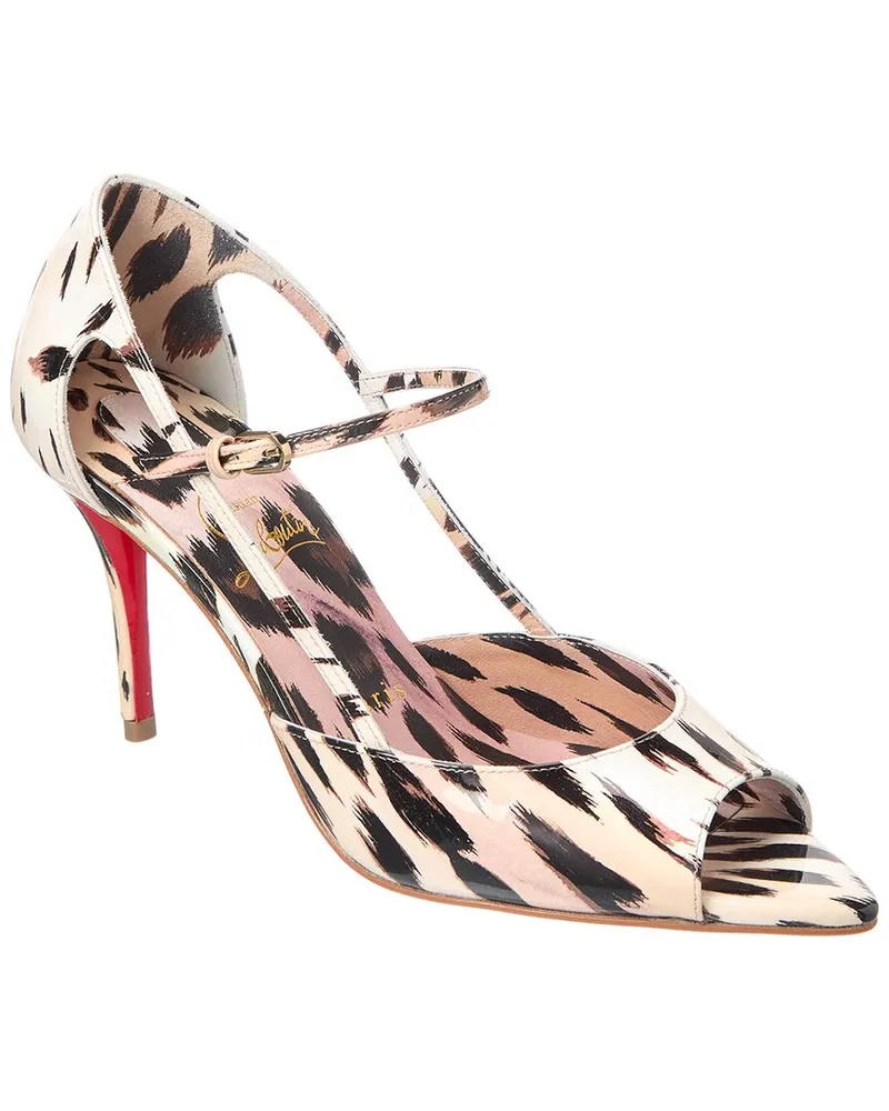 Christian Louboutin Patent Sandal Nocolor