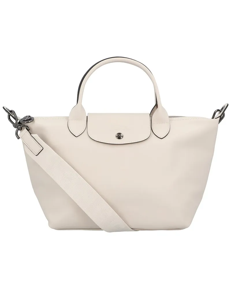 Longchamp Le Pliage Xtra Small Leather Handbag White