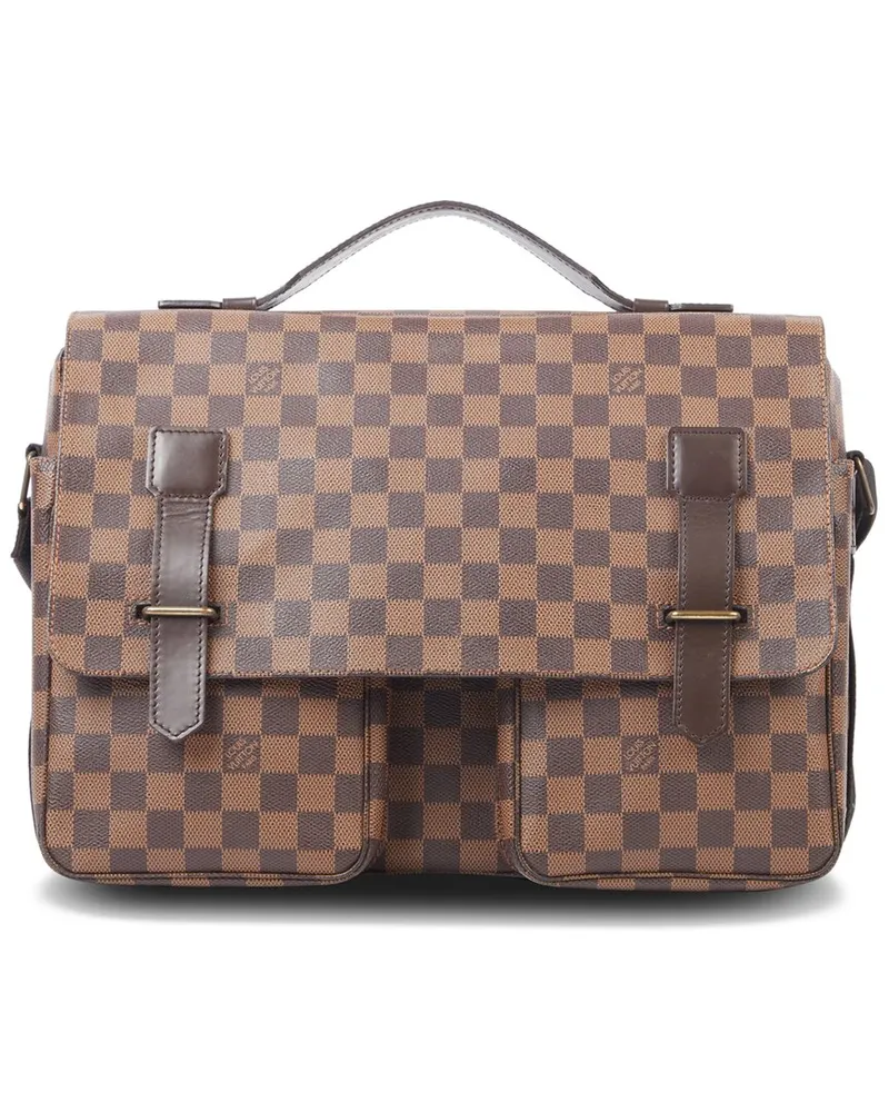 Louis Vuitton Brown Damier Ebene Coated Canvas Broadway (Authentic Pre-Loved Nocolor
