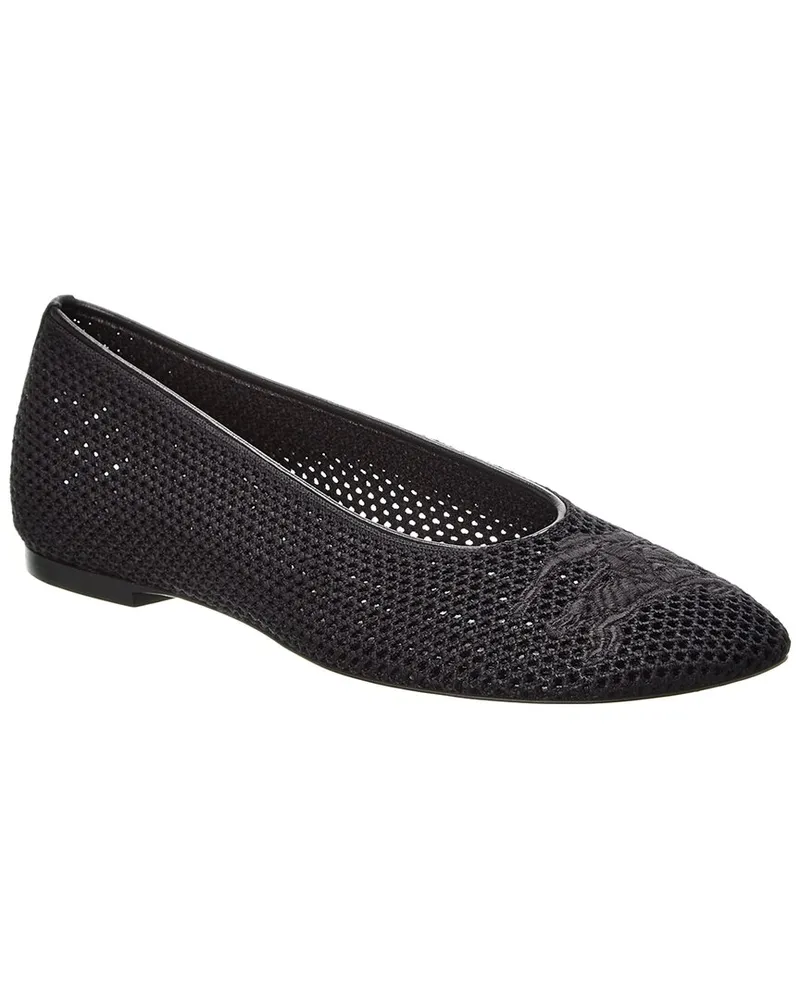 Burberry Mesh Ballet Flat Black