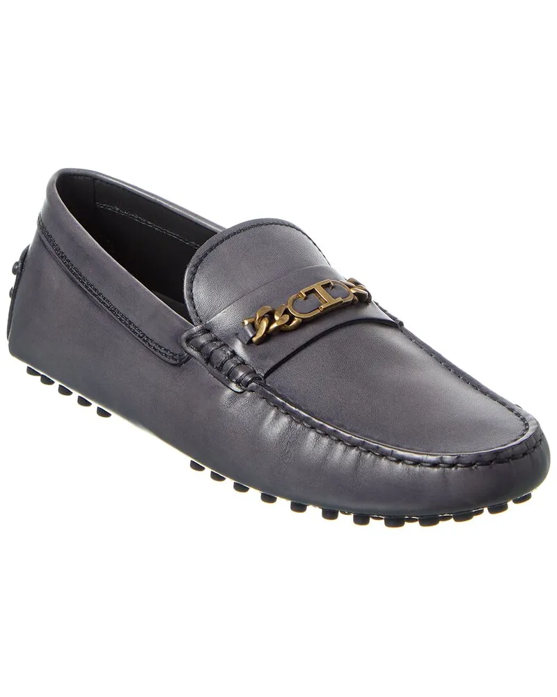 TOD'S TOD’s Gommino Leather Loafer Grey