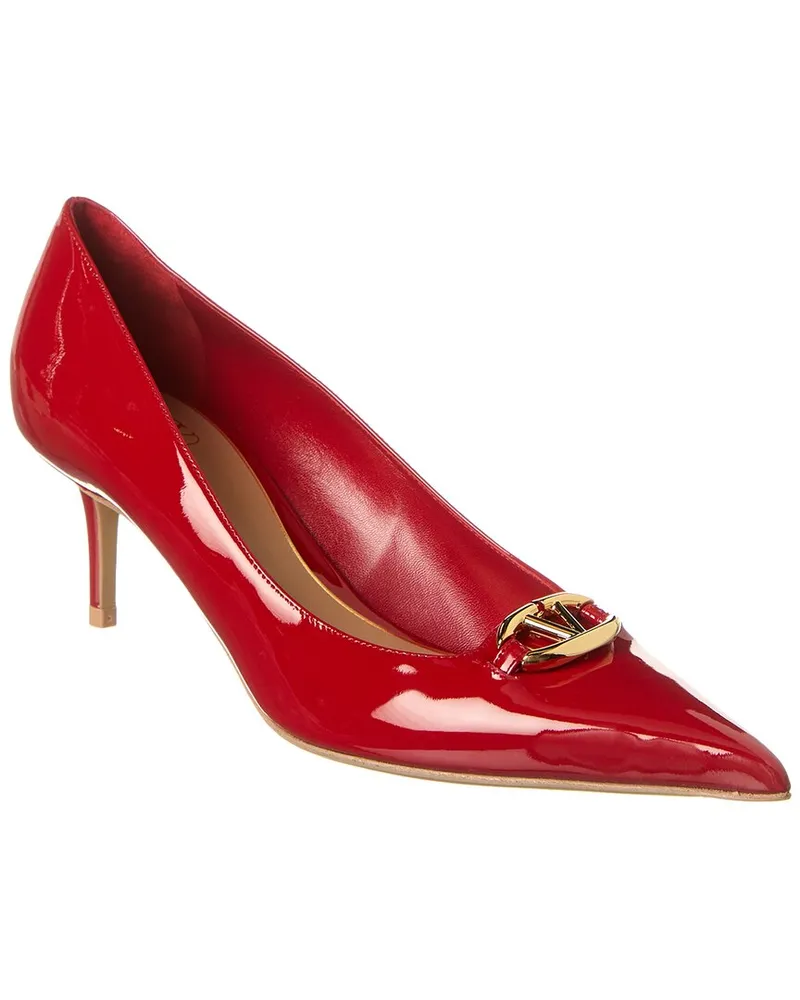 Valentino Garavani VLogo 60 Patent Pump Red