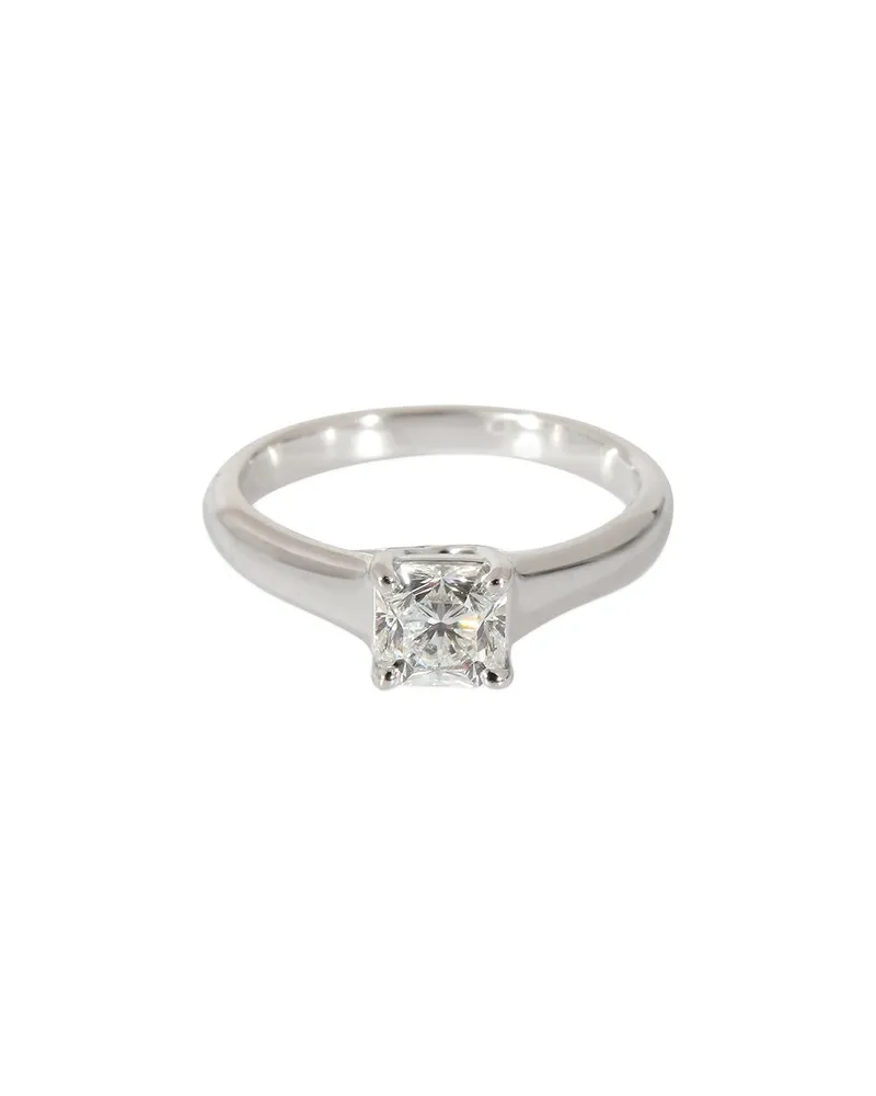 Tiffany & Co. Lucida Platinum Diamond Engagement Ring (Authentic Pre-Loved Nocolor