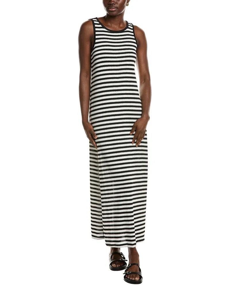 Vince Camuto Keyhole Maxi Dress White