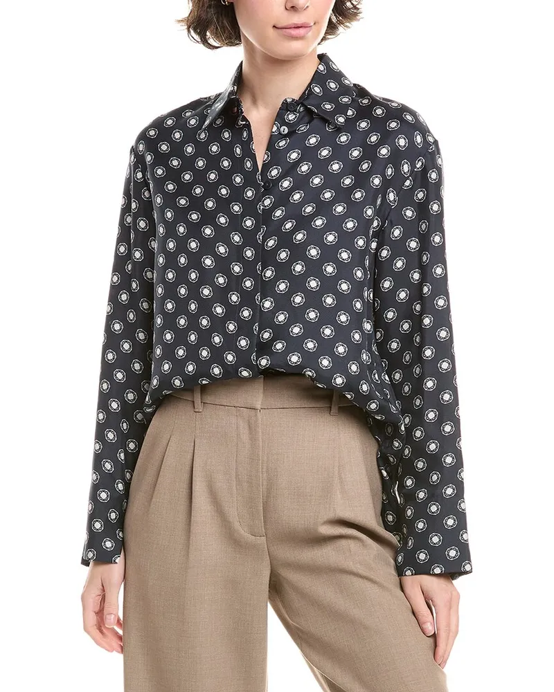 Max Mara Urna Silk Shirt Blue