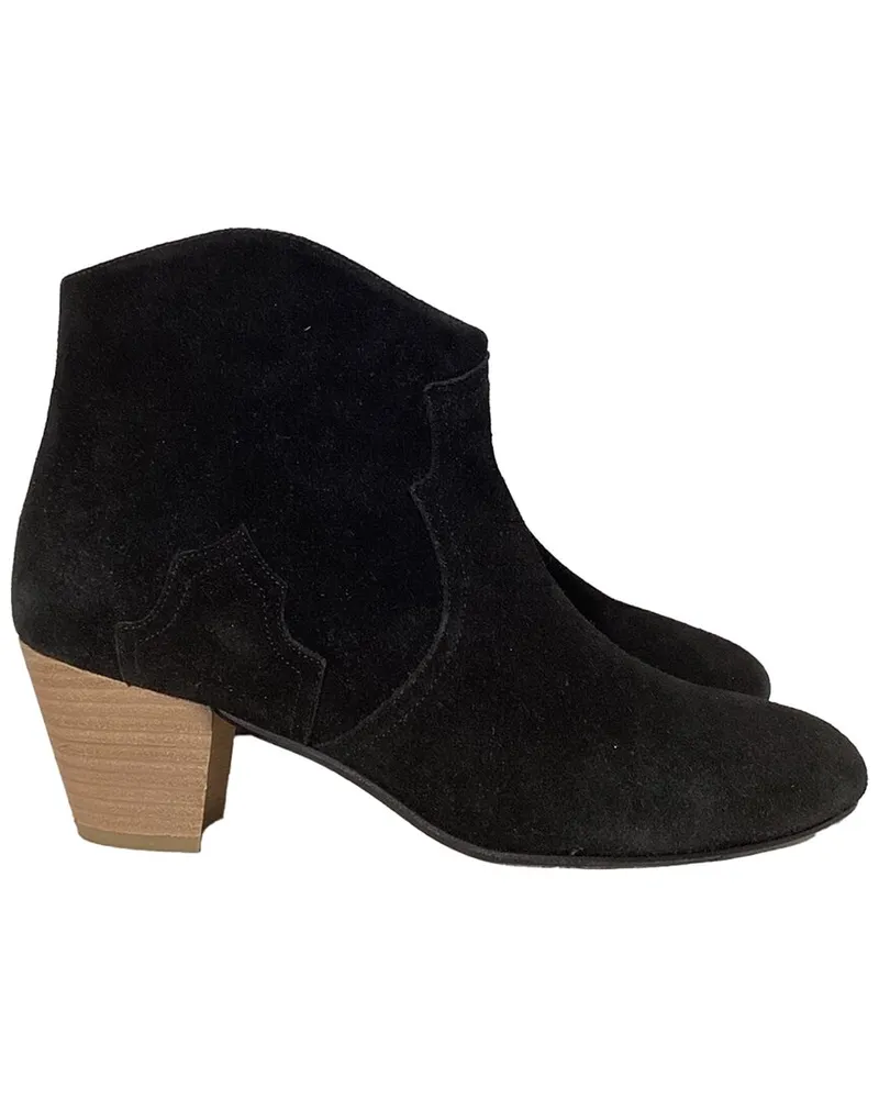 Isabel Marant Women's Suede Dicker Bootie, Size EU Authentic Pre-Loved Nocolor