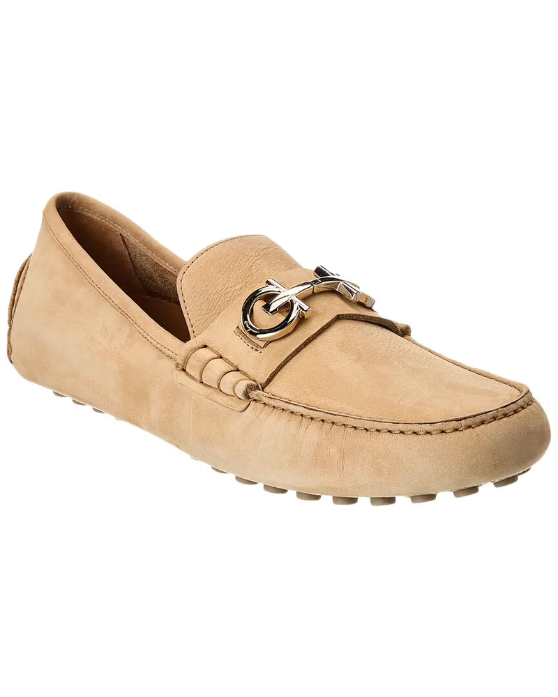 Ferragamo Grazioso Leather Loafer Brown