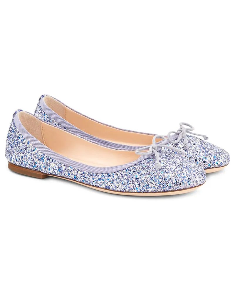 Attilio Giusti Leombruni Kala Glitter Ballet Flat Blue