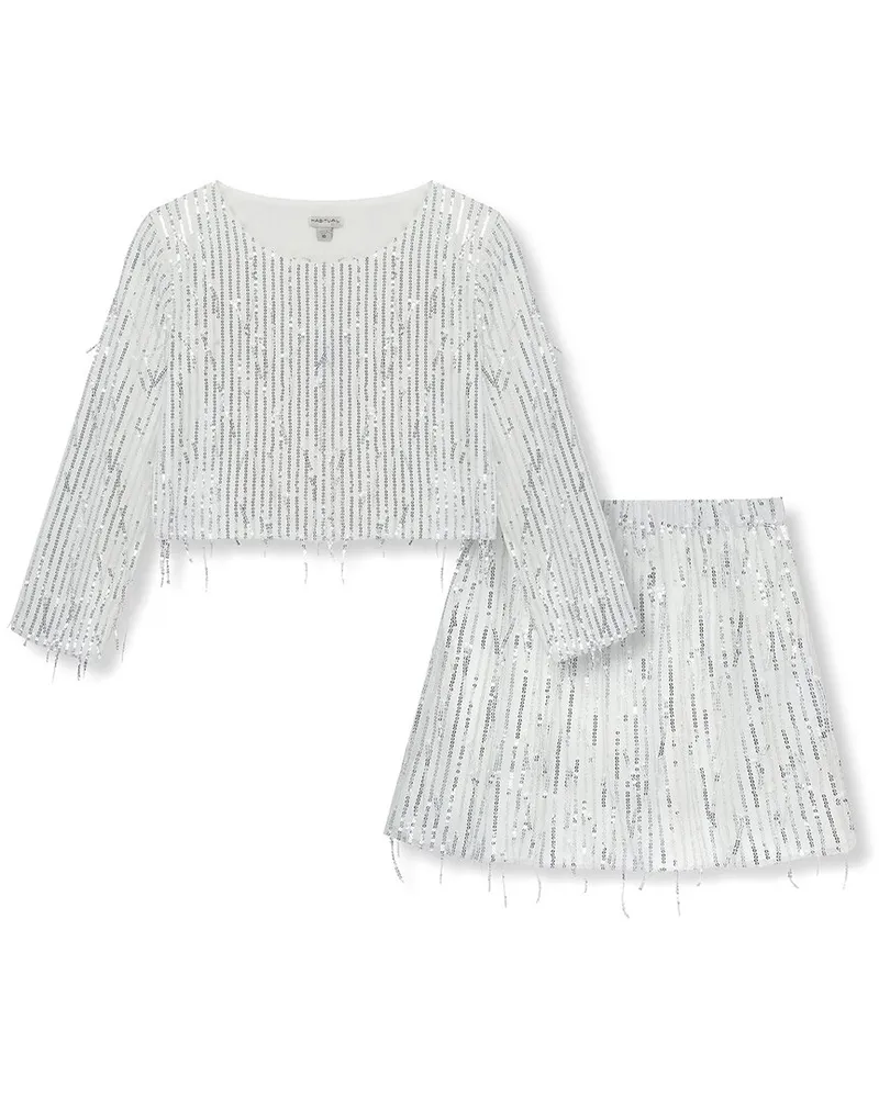 HABITUAL Allover Fringed Sequins Set Nocolor