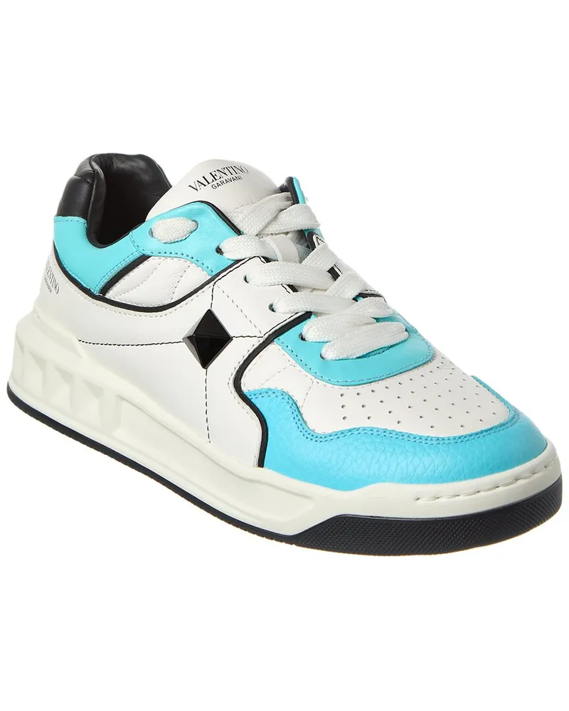 Valentino Garavani Roman Stud Leather Sneaker White