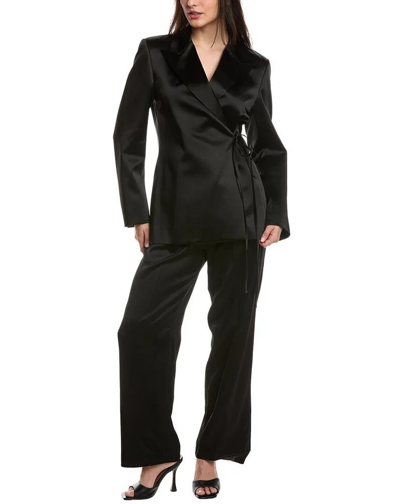 Carolina Herrera New York Wrap Front Jacket Nocolor