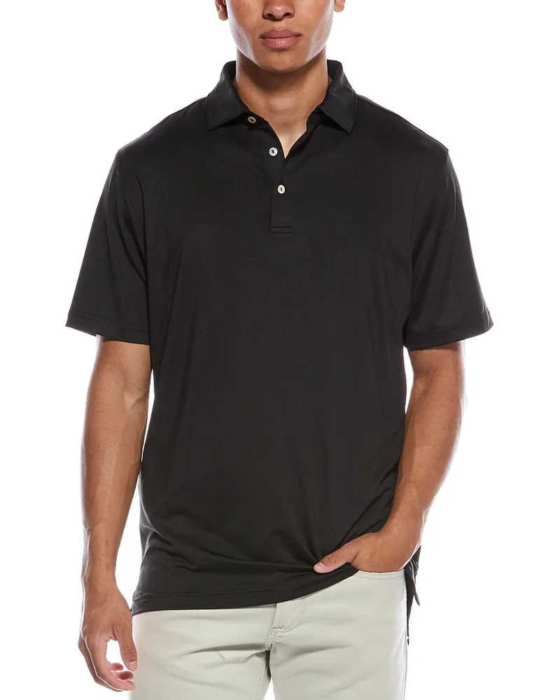 Peter Millar Polo T-Shirt Black