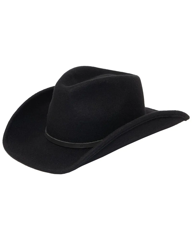Frye Wool Felt Cowboy Hat Black