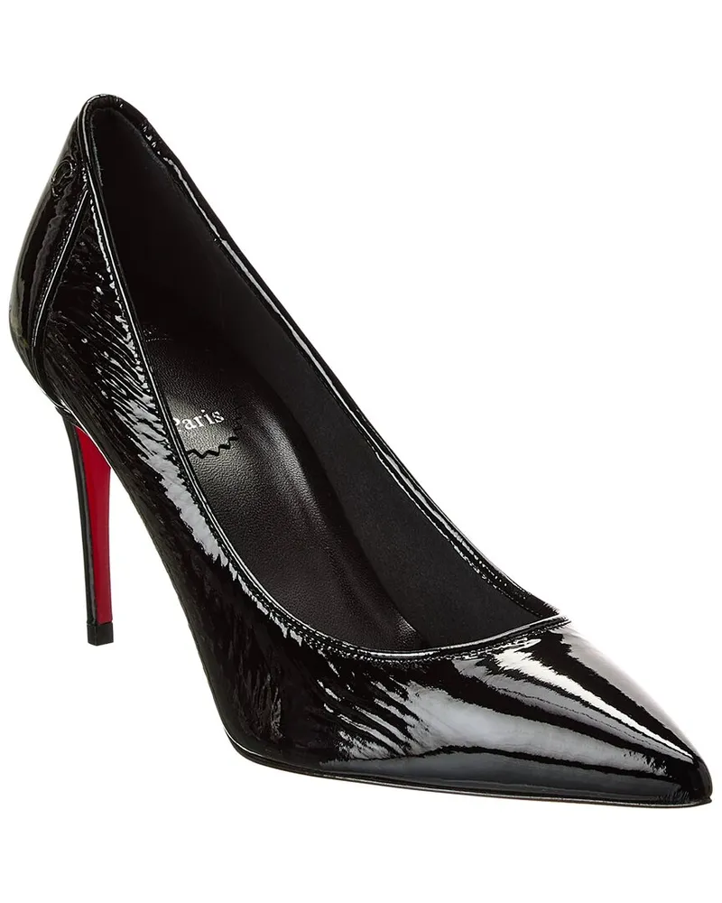 Christian Louboutin Sporty Kate 85 Patent Pump Black