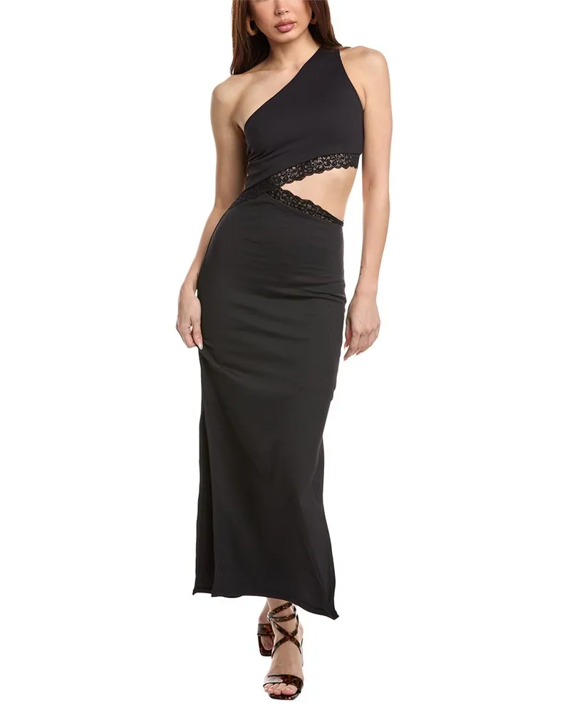 Beach Riot Genevieve Lace Maxi Dress Black